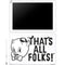 Looney Tunes Porky Thats All Folks Grid Galaxy Book 12in Skin